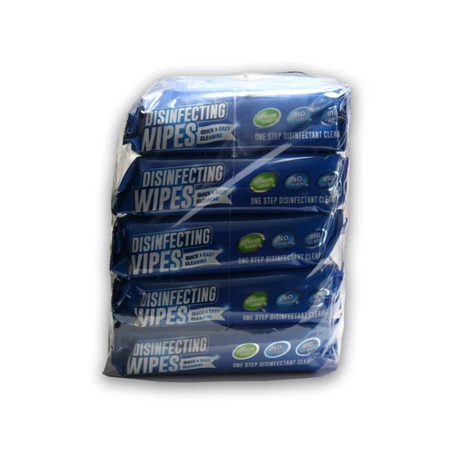 Disinfectant Alcohol Wipes - 30% Ethyl Alcohol (Pack of 20)